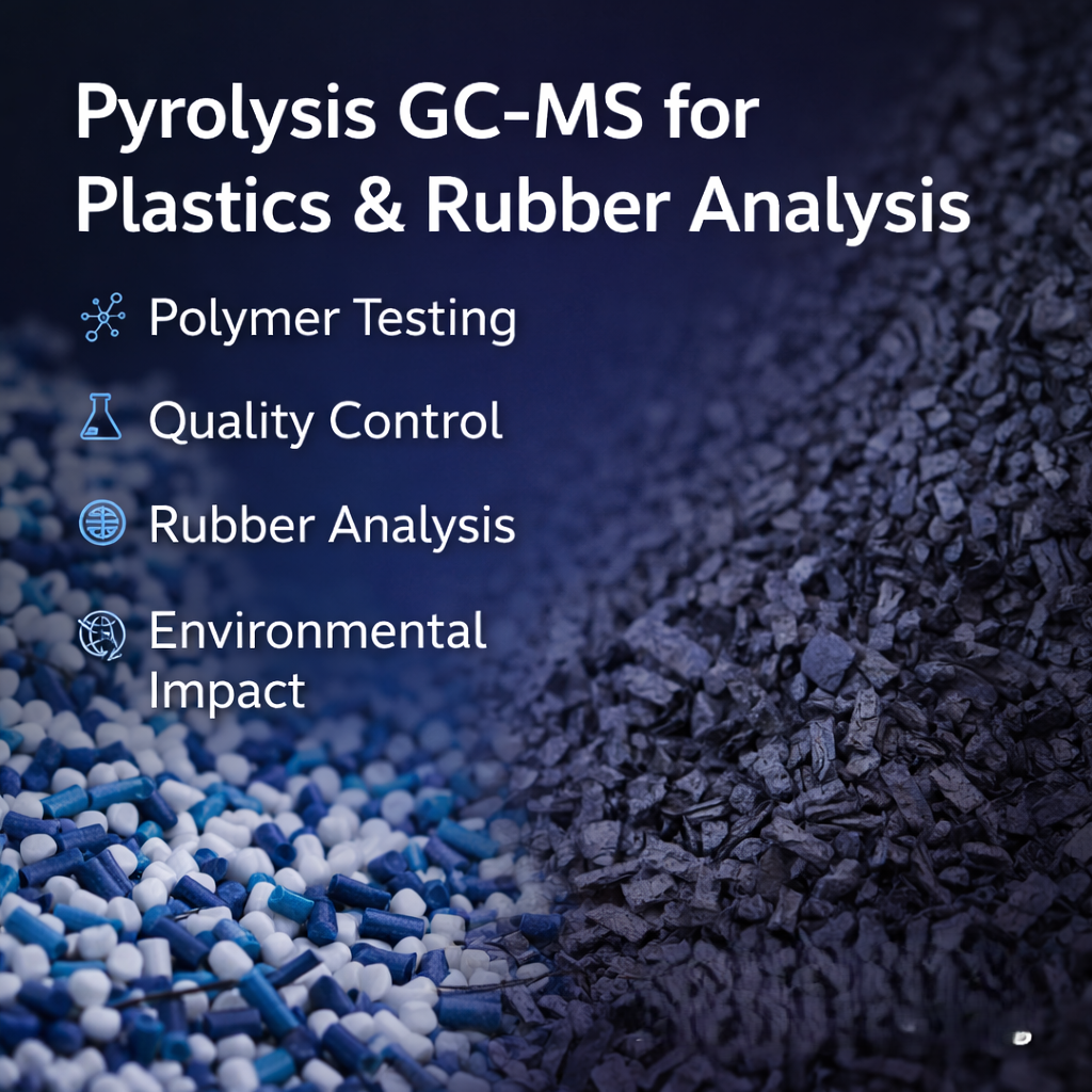 Pyrolysis GCMS in Plastics and Rubber Analysis