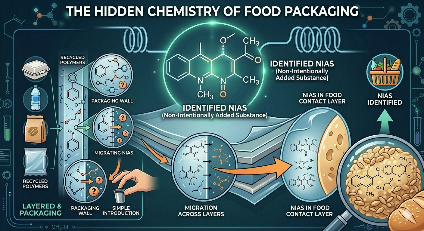 The Hidden Chemistry of Food Packaging: How Py-GC/MS Identifies NIAS in Recycled Plastics
