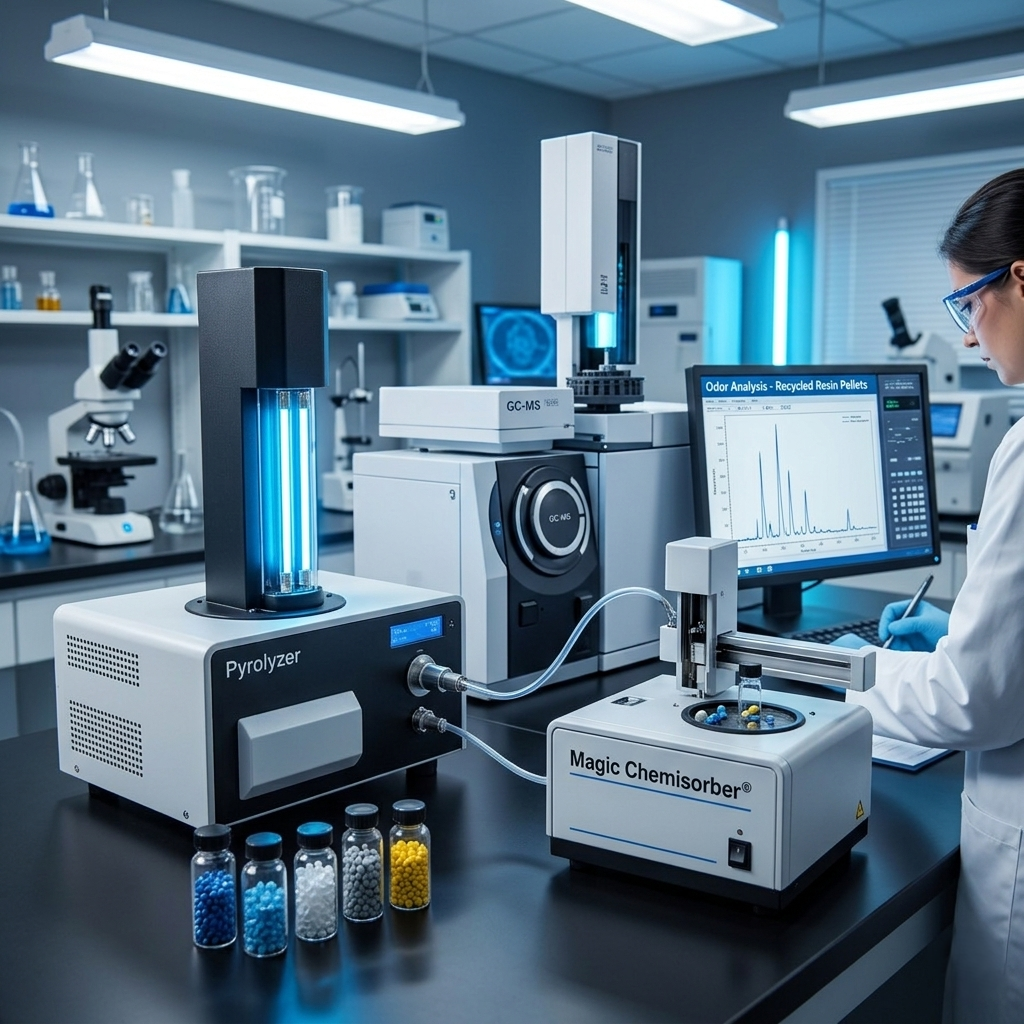 Odor Analysis of Recycled Resin Pellets Using Magic Chemisorber® and Pyrolyzer Technology