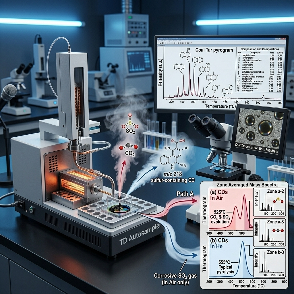 Coal Tar Composition Analysis by Thermal Desorption GC/MS