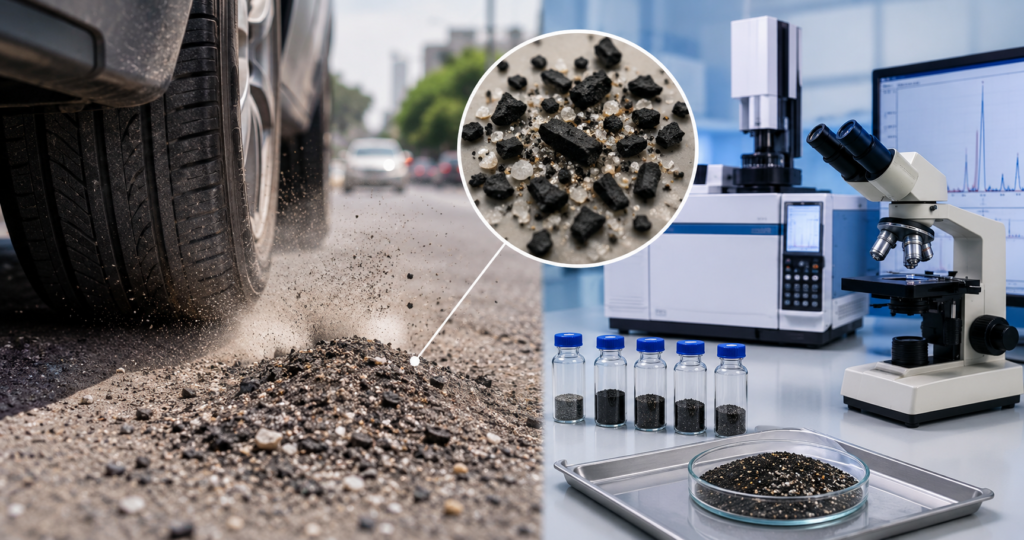 tire wear particles in road dust